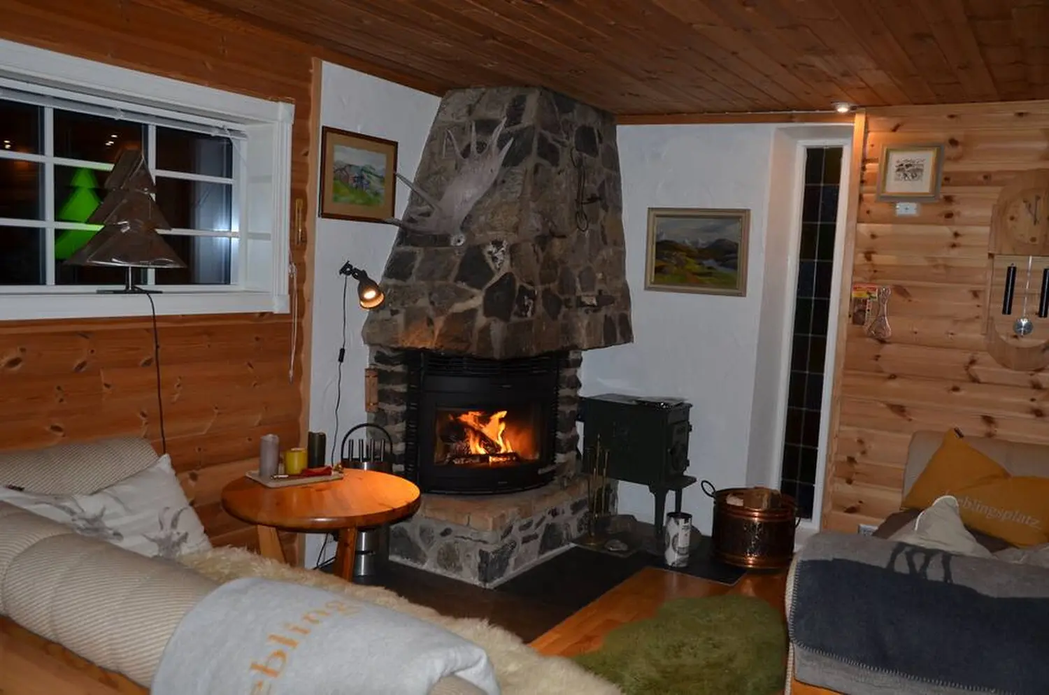 Zimmer im Ferienhaus in Sjusjøen bei Lillehammer im Sommer
